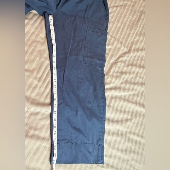 Blue and yellow Scrub Set - Picture 3 of 8